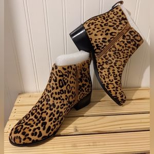 Vionic Clara Leopard Ankle Boots NTW